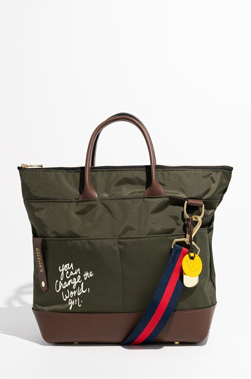 Otto | Special Edition Change The World Fatigue Nylon + Brown Leather