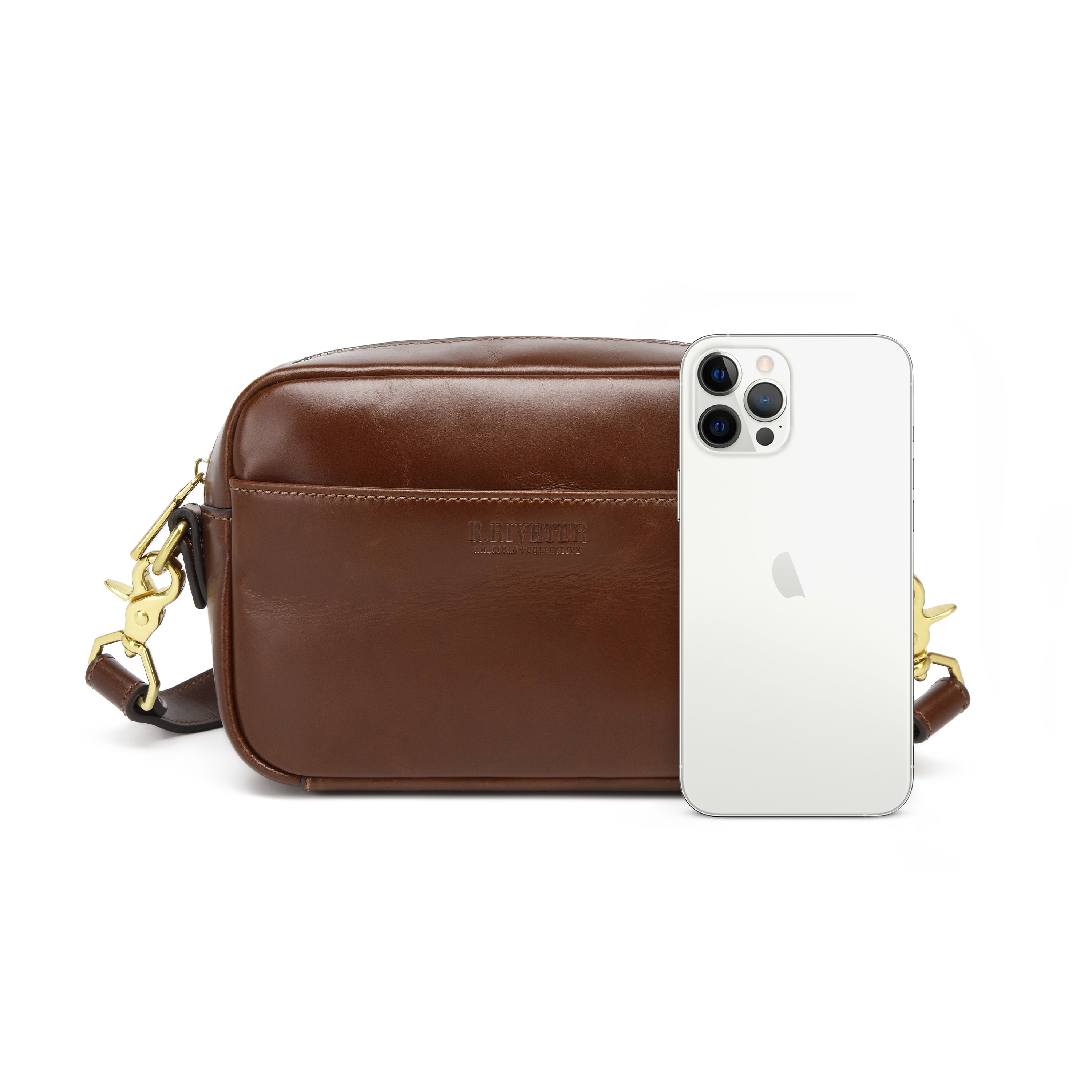 Jane Crossbody Bag | Brown Leather – R. Riveter Jane Crossbody Bag | Brown Leather – R. Riveter