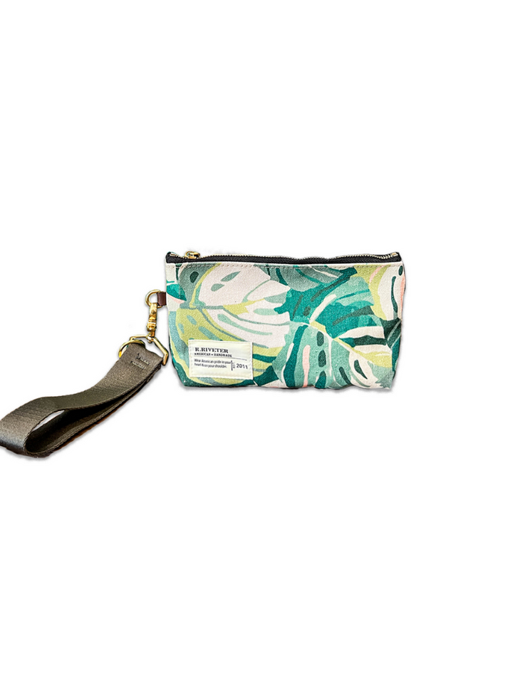 Lucy Wristlet | Abstract Foliage
