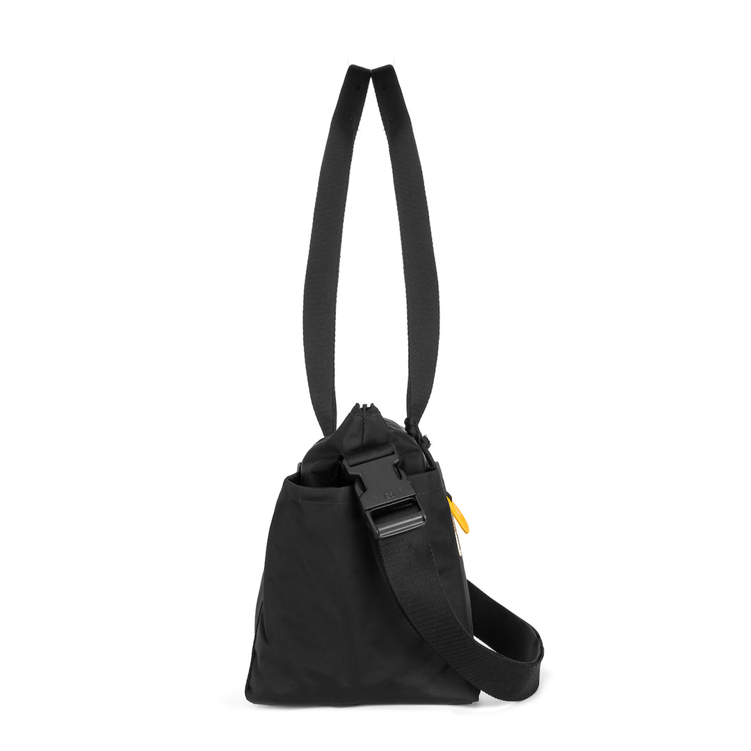 Mattie Large | Black Nylon Satchel
