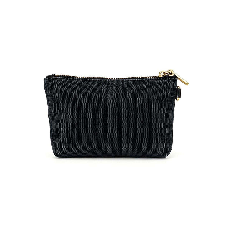 Lucy Mini Zipper Pouch | Black Washed Canvas