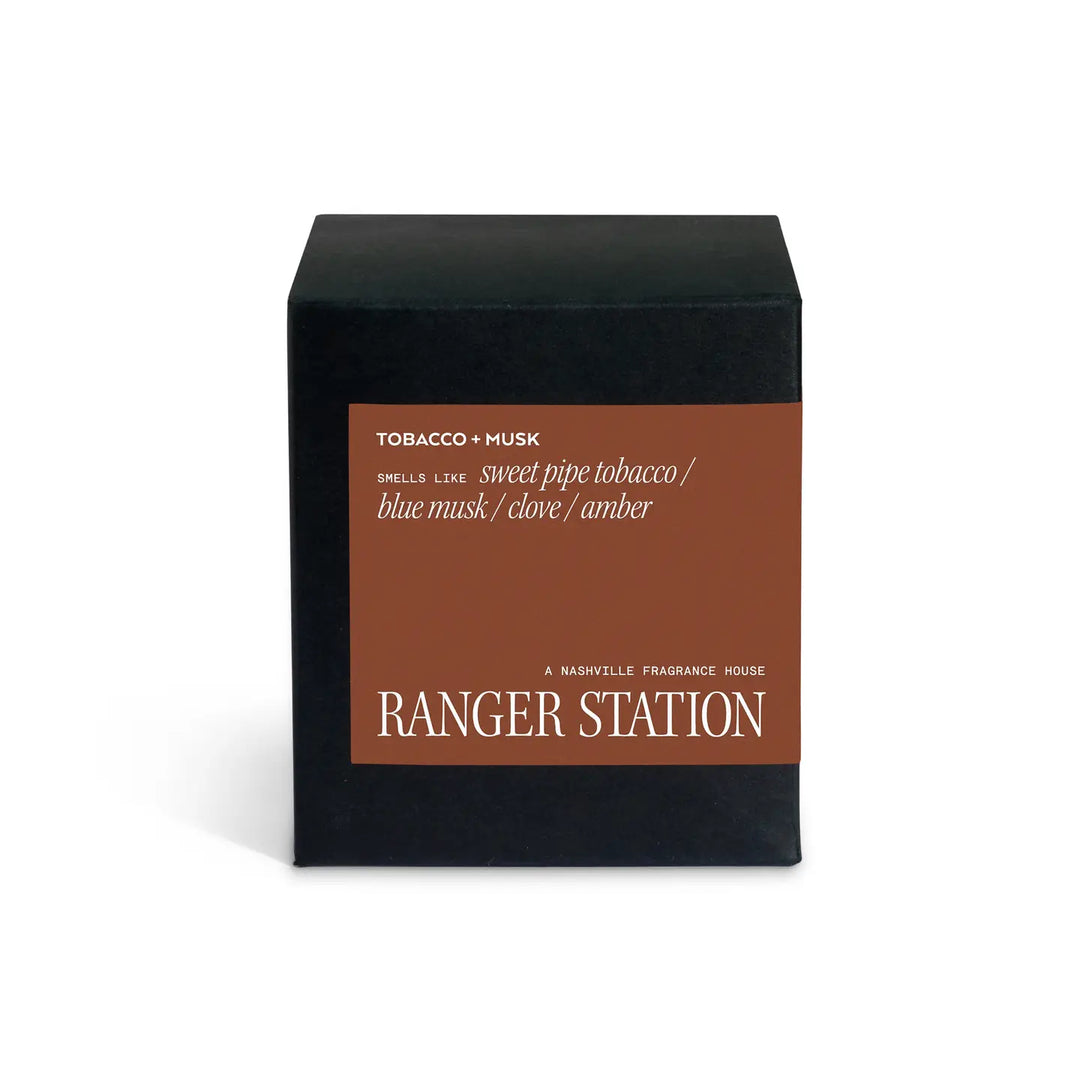 Ranger Station Candle | Tobac + Musk