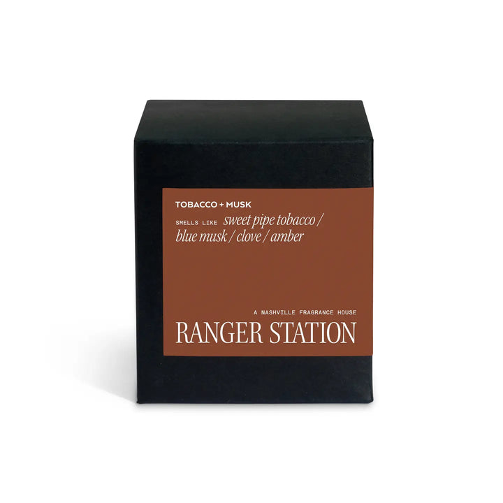 Ranger Station Candle | Tobac + Musk