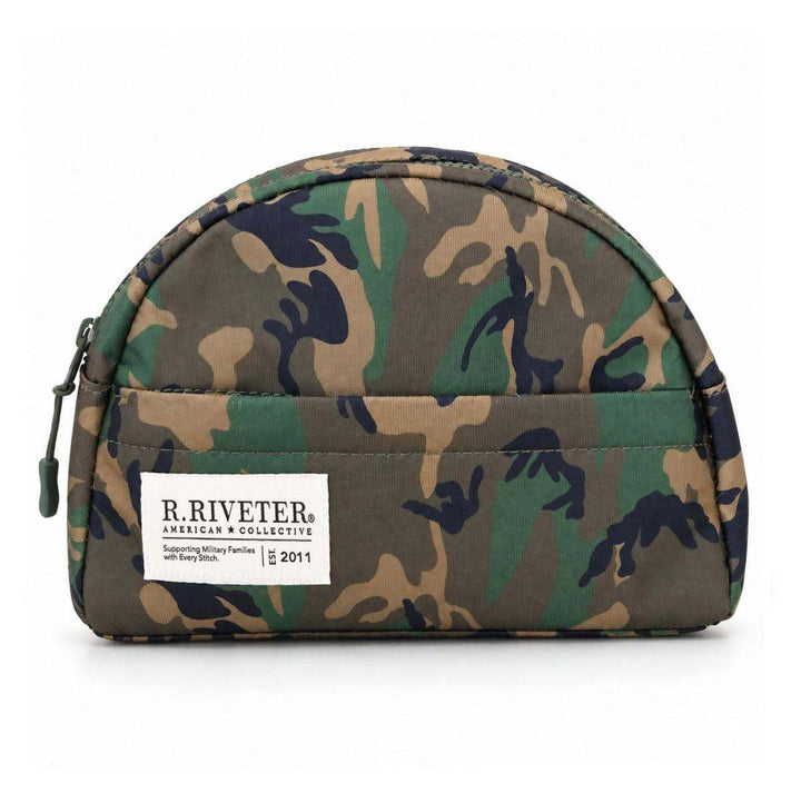 Cosmetic Case | Field Woodland Camo Rugged Nylon