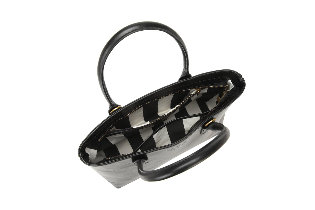 Eleanor Tote | Black Leather