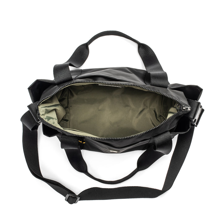 Mattie Large | Black Nylon Satchel