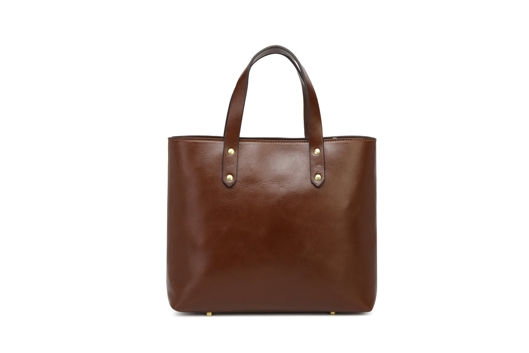 Marcy | Chocolate Brown Leather