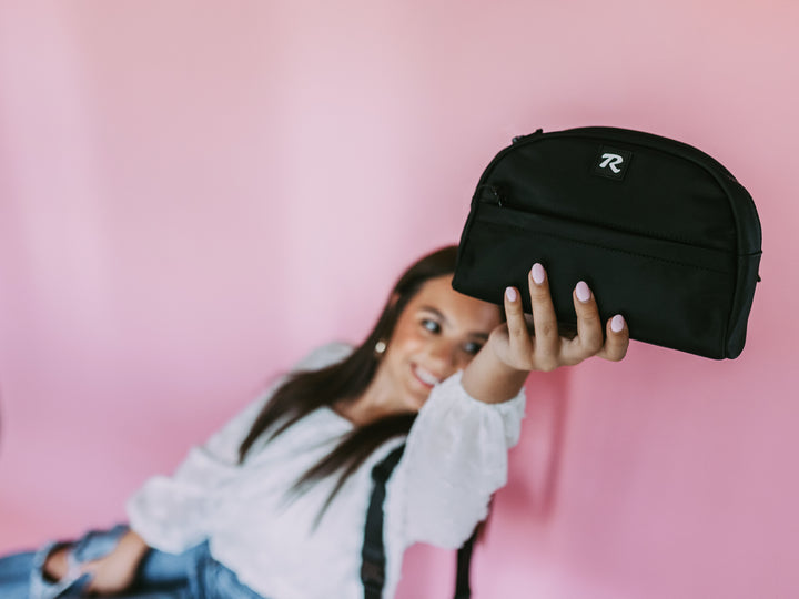 Everyday Cosmetic Case | Reveille Black Nylon