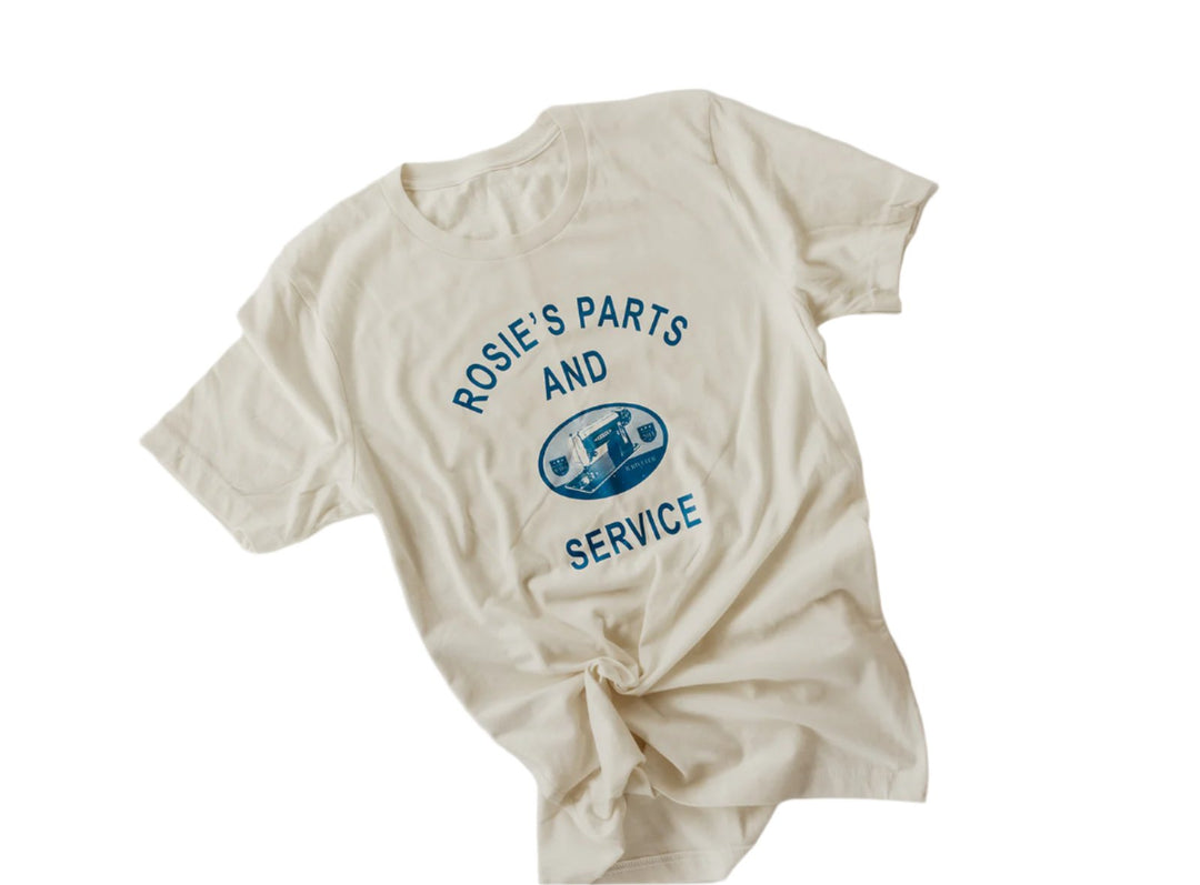 T Shirt | Vintage Natural Rosie's Crew Neck