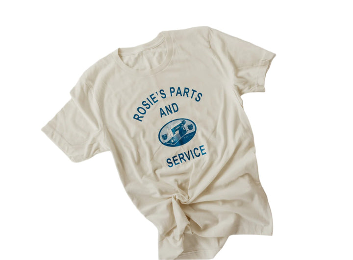 T Shirt | Vintage Natural Rosie's Crew Neck