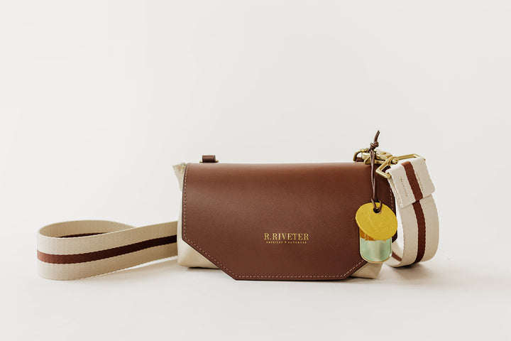 Whittle | Khaki Nylon + Brown Leather