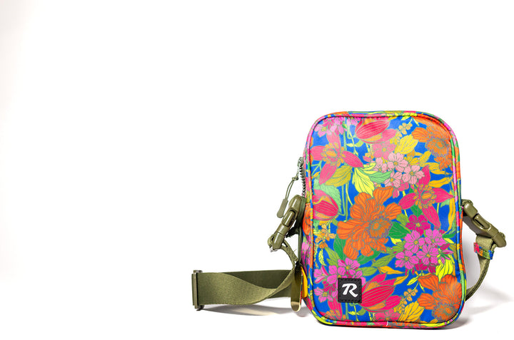 Martha  | Bold blooms + Webbed Strap