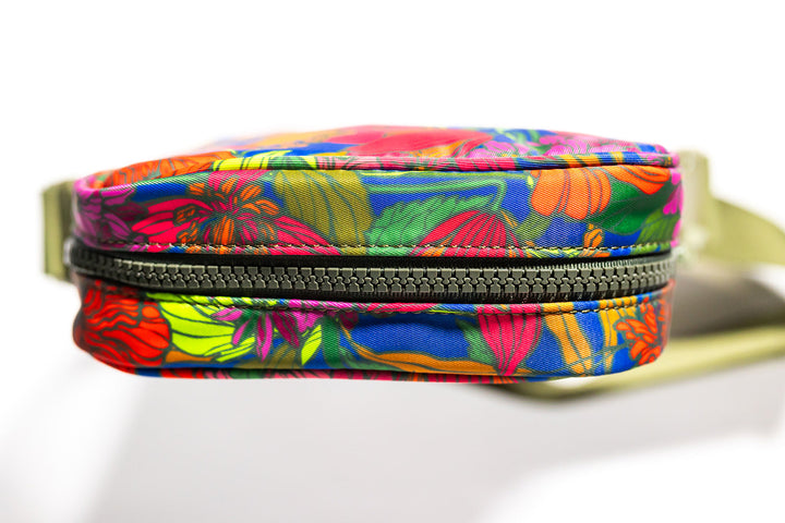 Martha  | Bold blooms + Webbed Strap