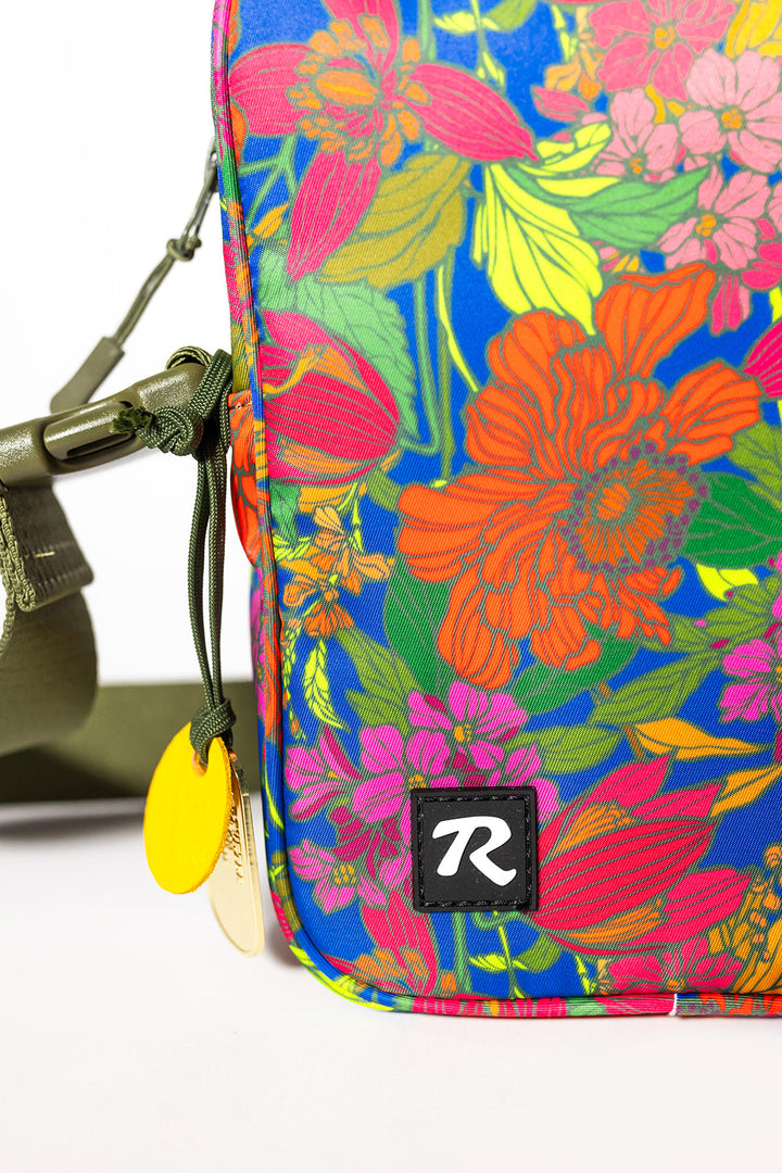 Martha  | Bold blooms + Webbed Strap