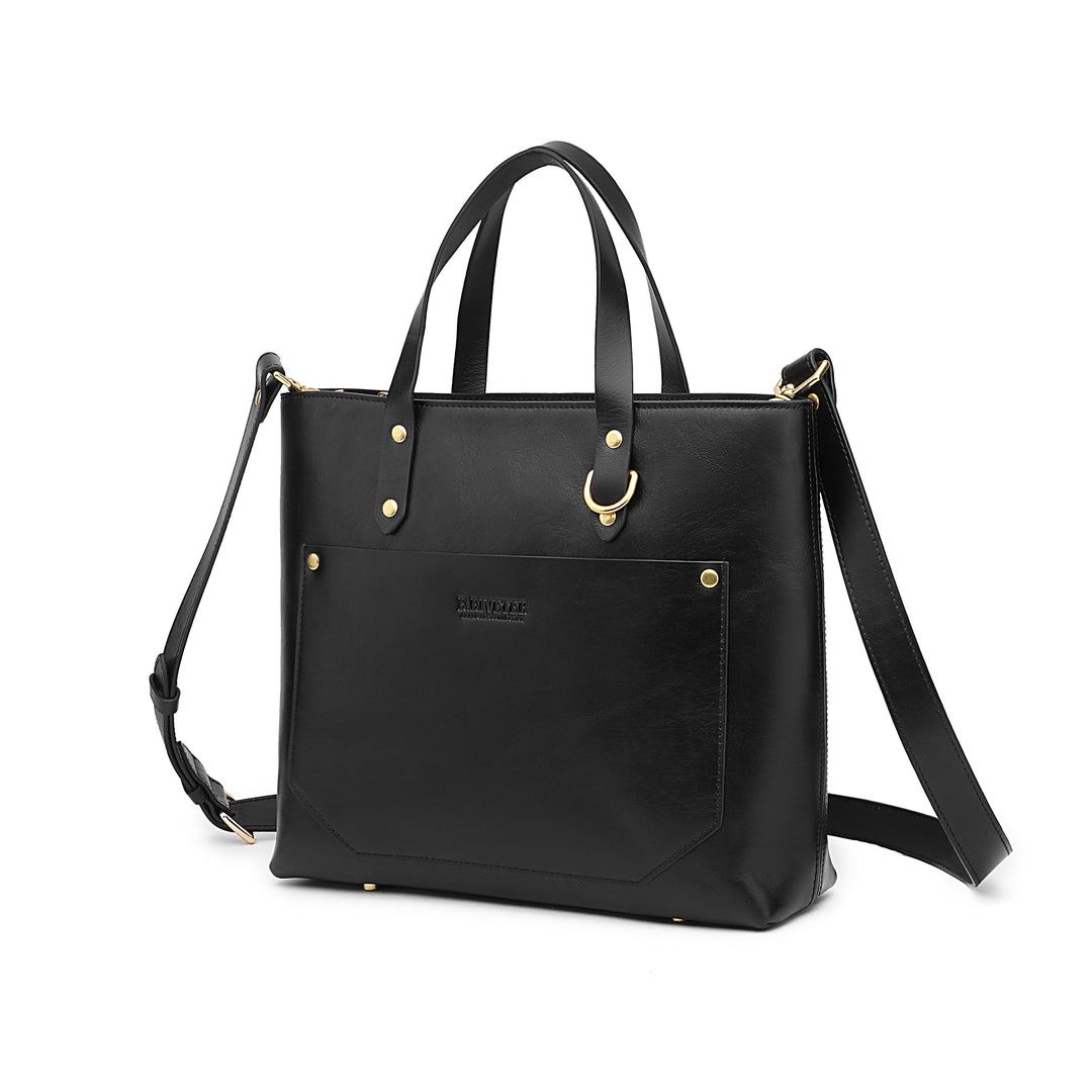 Marcy |  Matte Black Leather