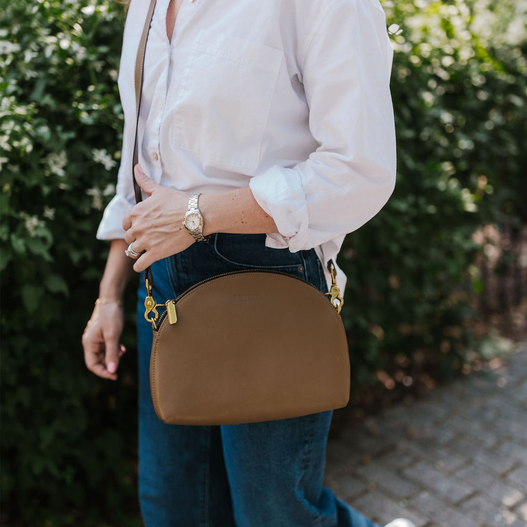 Hopper | Fatigue Leather Crossbody
