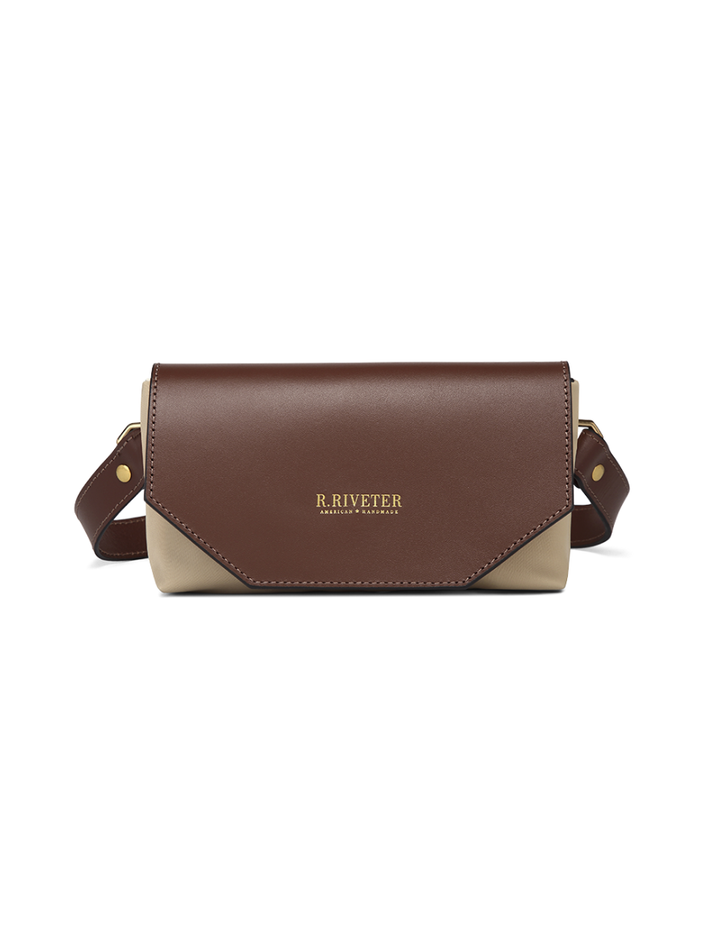 Whittle | Khaki Nylon + Brown Leather