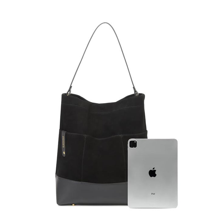 Doyle | Black Suede + Black