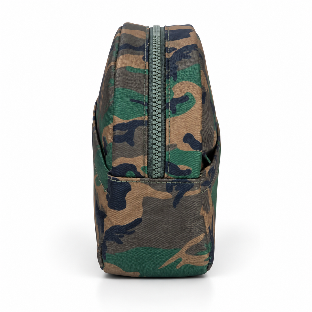 Cosmetic Case | Field Woodland Camo Rugged Nylon