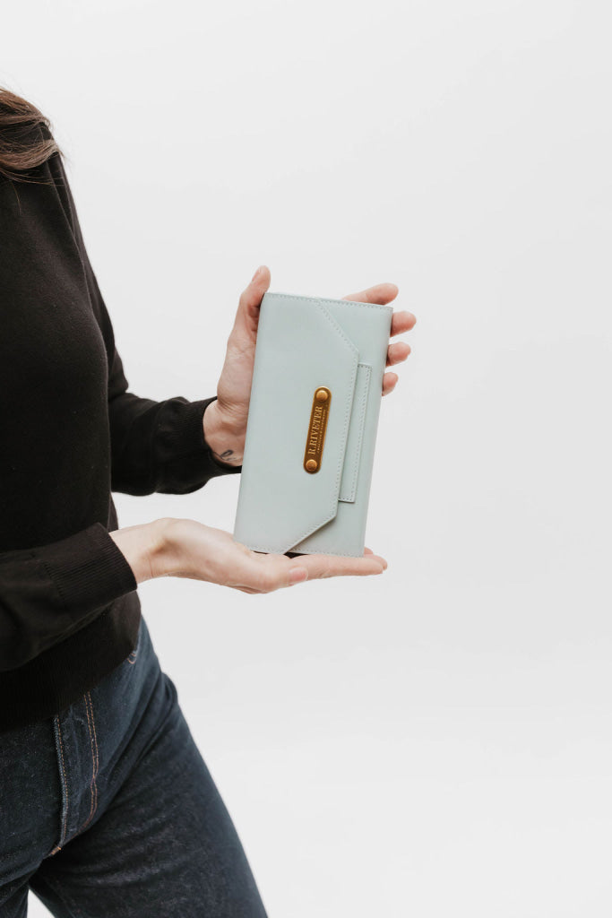 1943 Wallet | Sky Leather