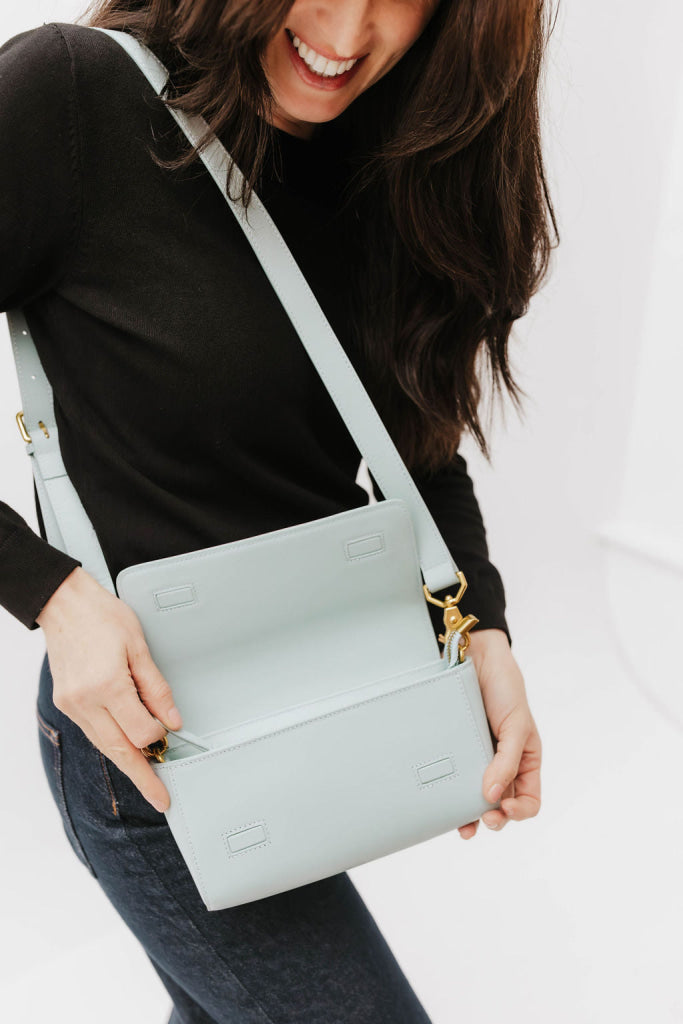 Hedy | Sky Leather