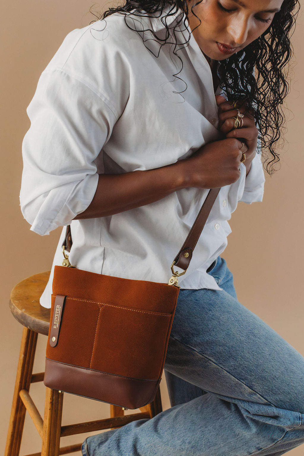 Betsy | Rust Suede + Brown (Pre-Order)