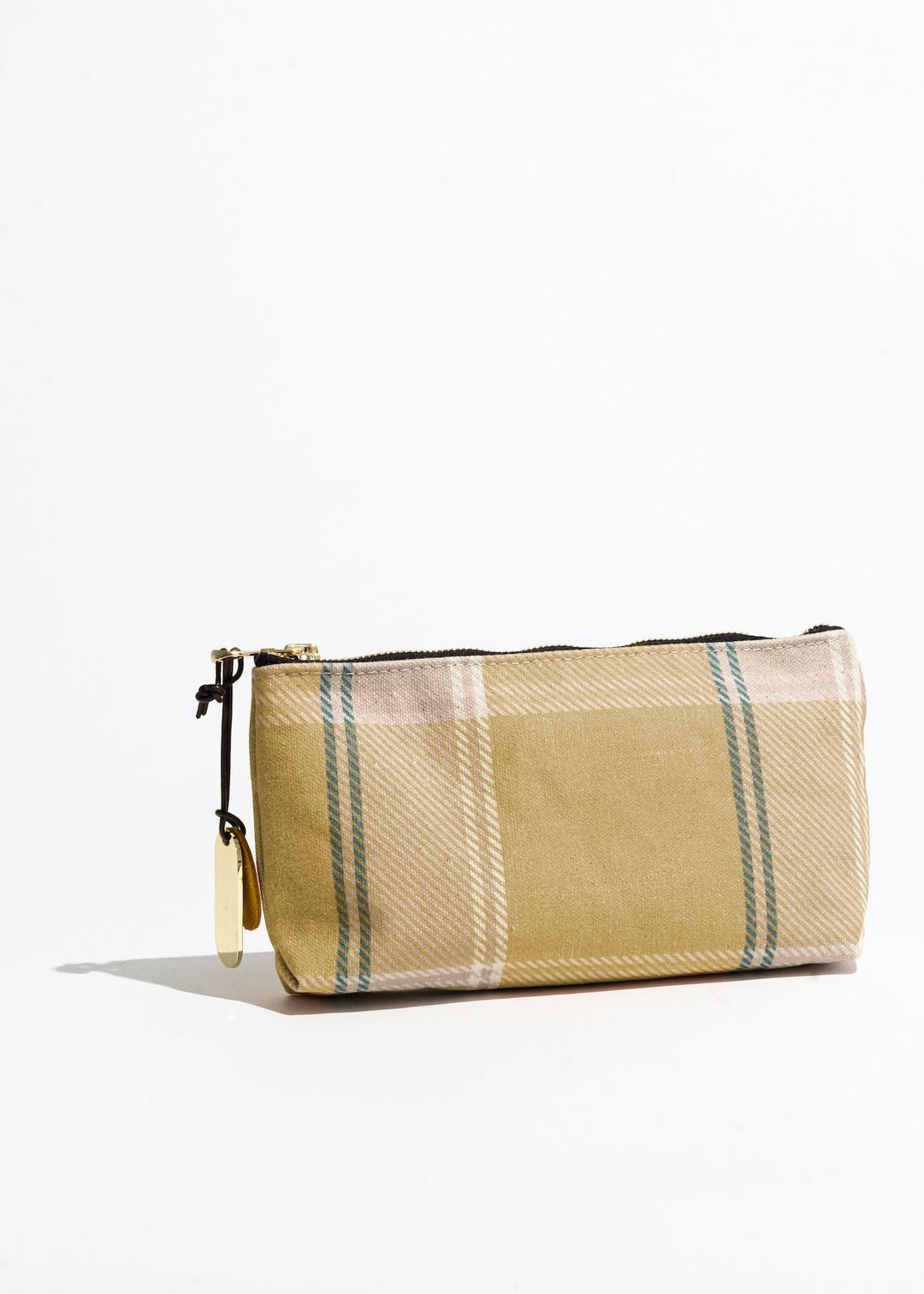 Lucy | Golden Plaid Printed Canvas
