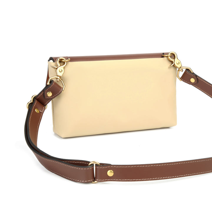 Patton | Khaki Nylon + Brown Leather