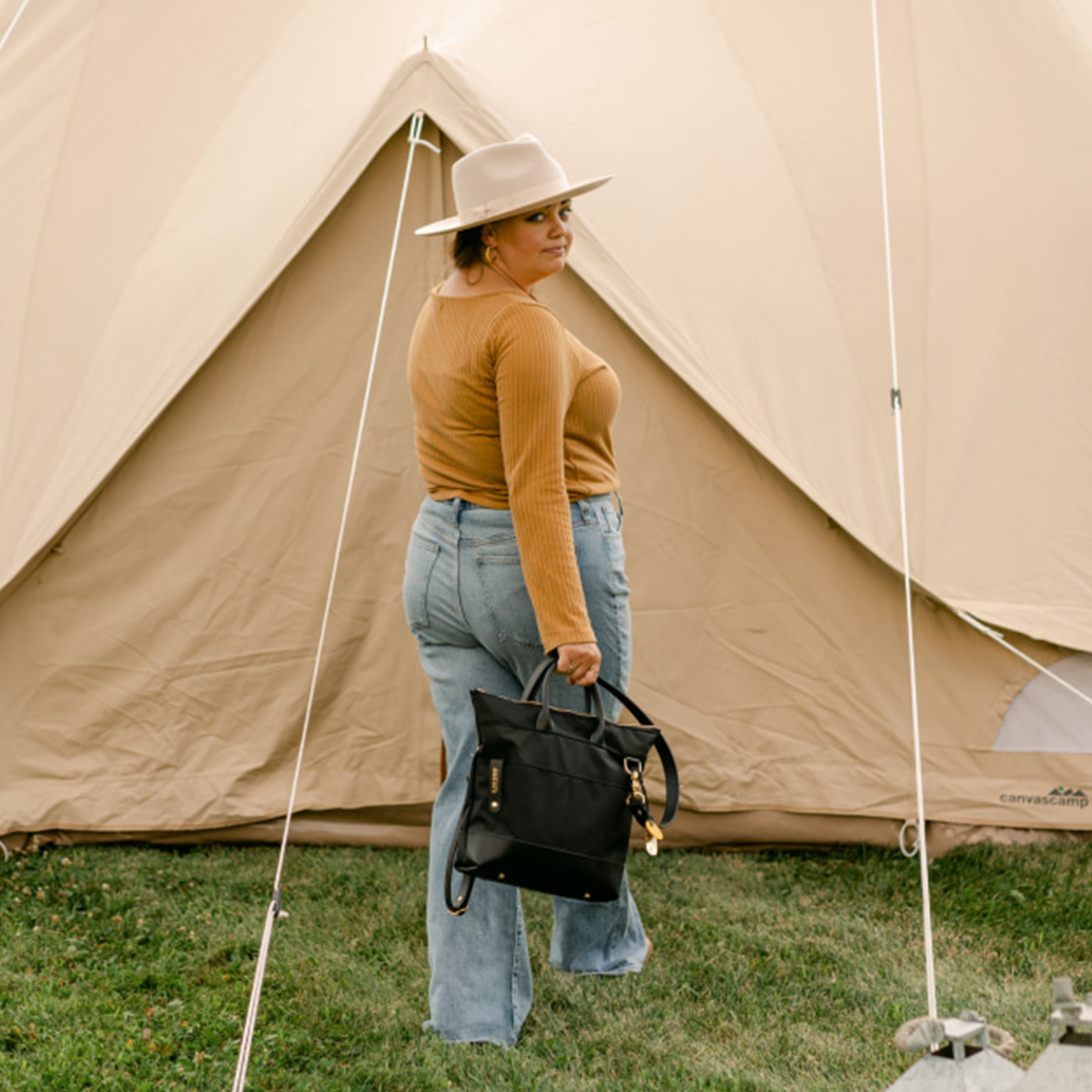 Otto | Black Nylon + Black Leather – R. Riveter