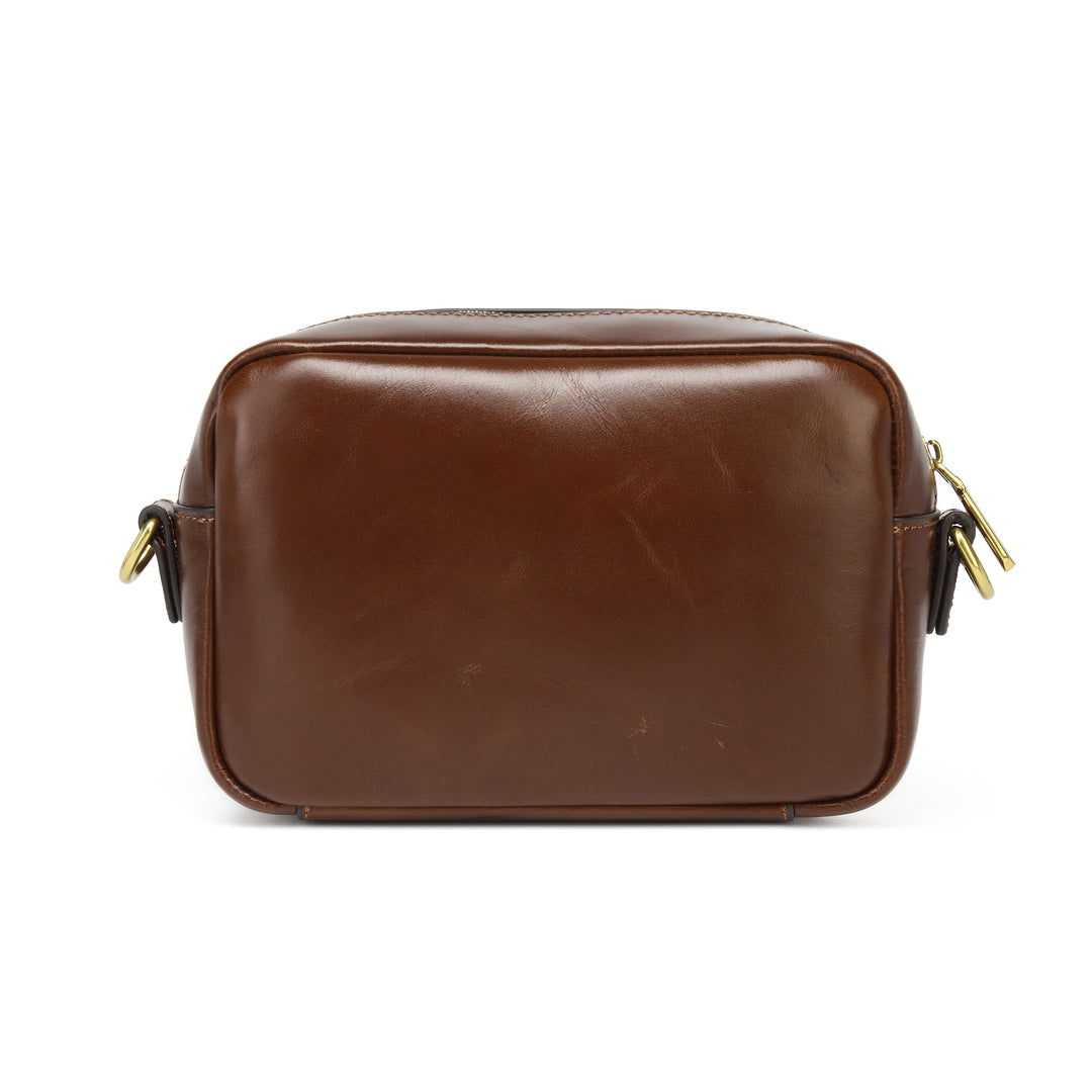 Jane Crossbody Bag | Brown Leather
