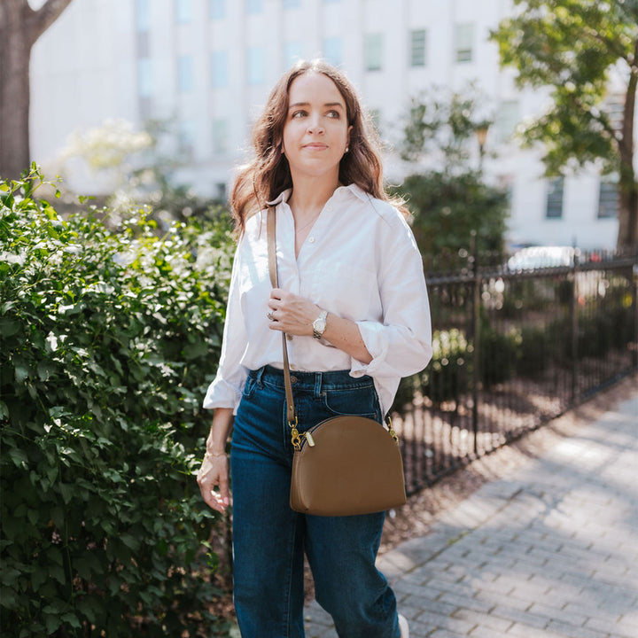 Hopper | Fatigue Leather Crossbody