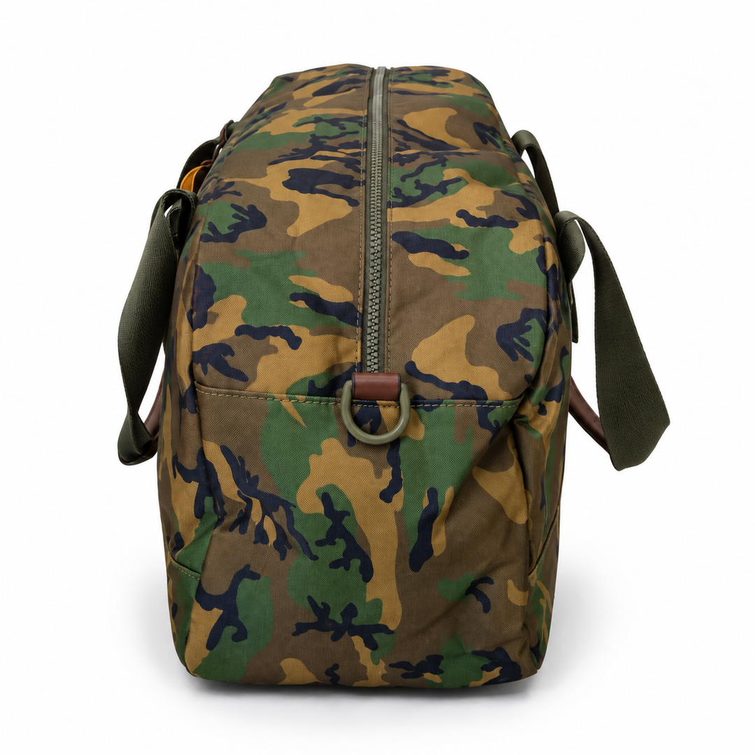 Nellie Duffle Bag| Field Woodland Camo Rugged Nylon