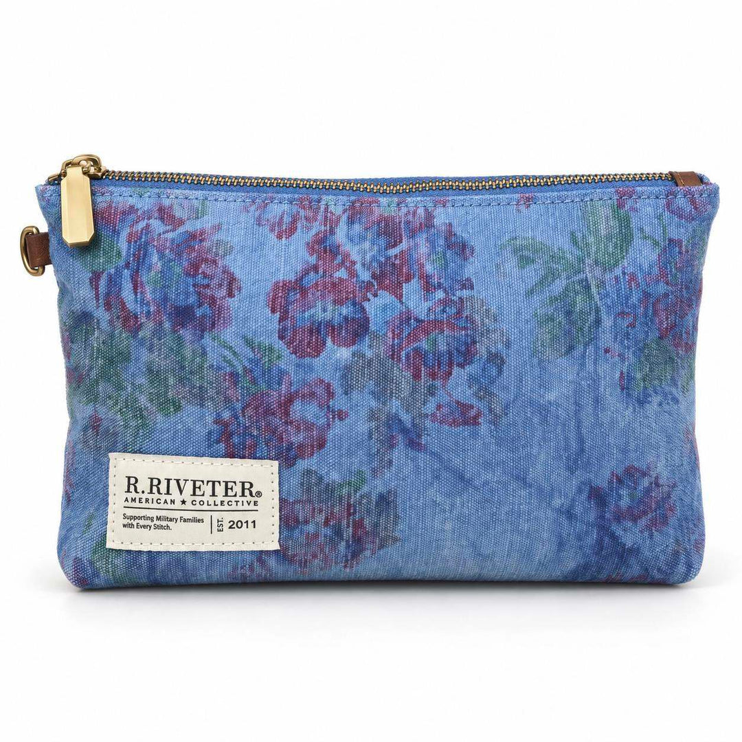 Lucy Large Zipper Pouch | Blue Ridge Canvas