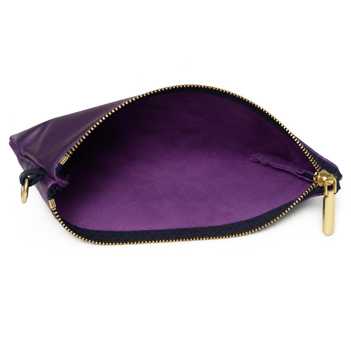 Mary Crossbody | Purple Heart Amethyst Leather