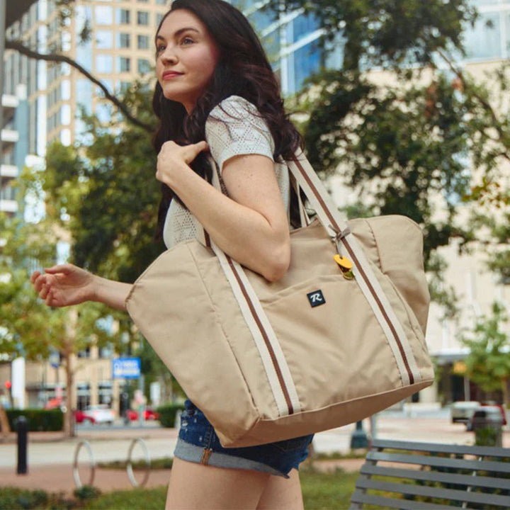 Margot Large Tote | Khaki Nylon