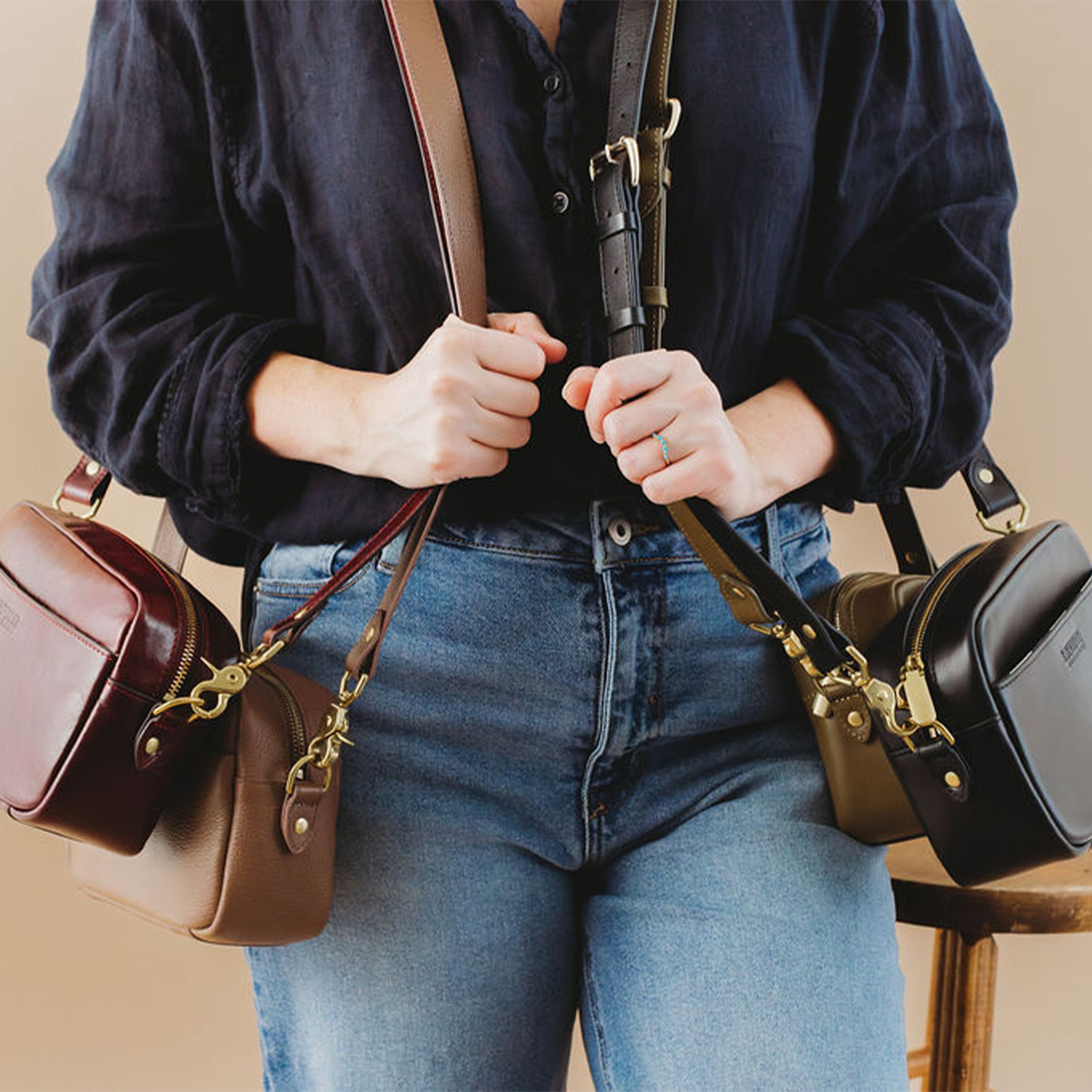 Jane Crossbody Bag | Brown Leather – R. Riveter