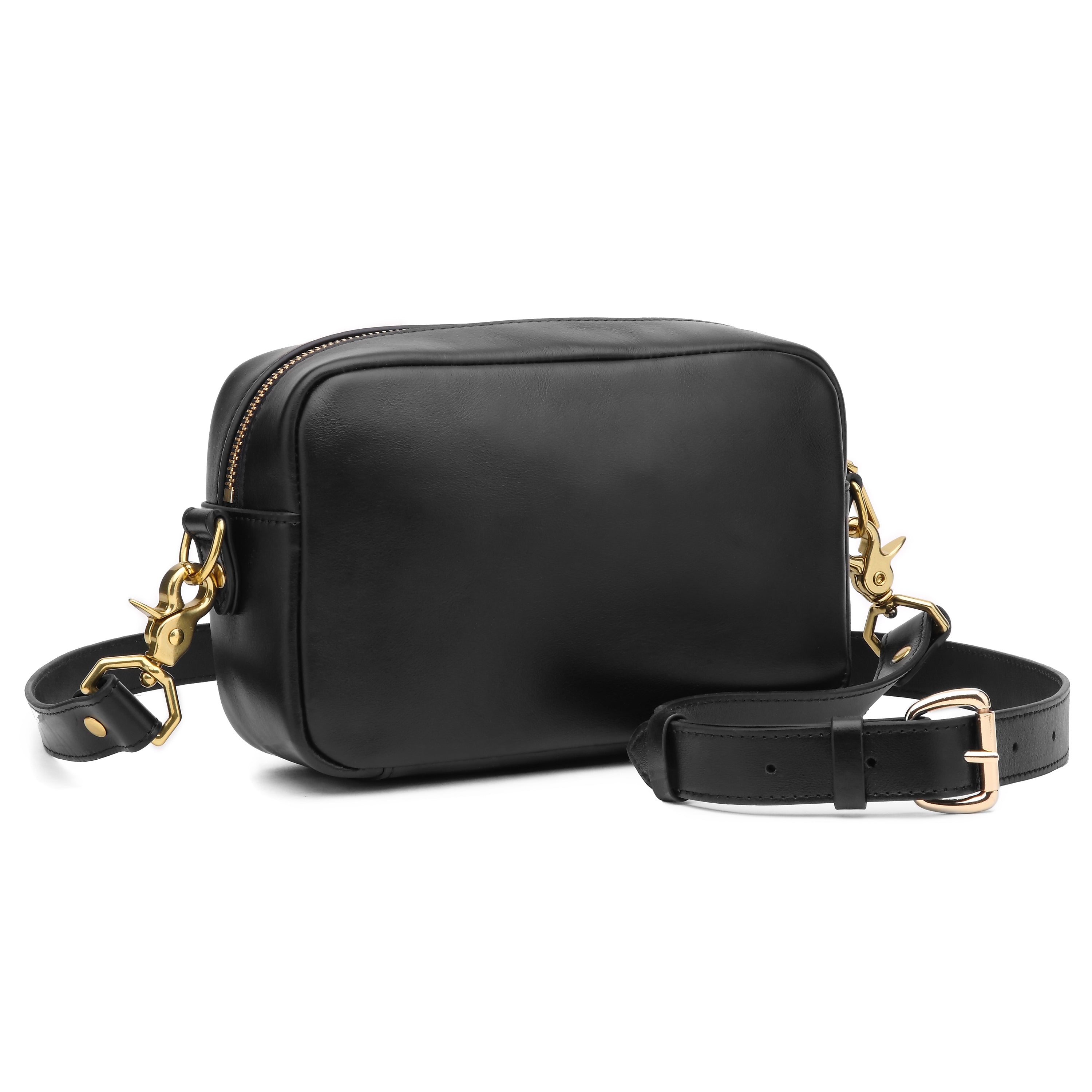 Jane Crossbody Bag | Black Leather – R. Riveter