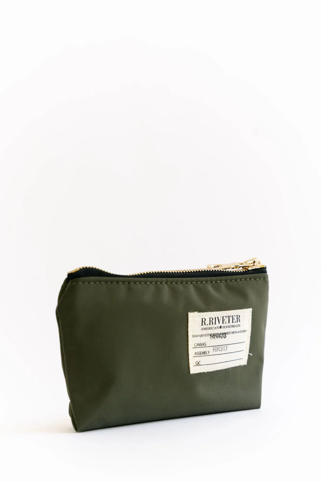 Lucy Mini Zipper Pouch | Fatigue Nylon