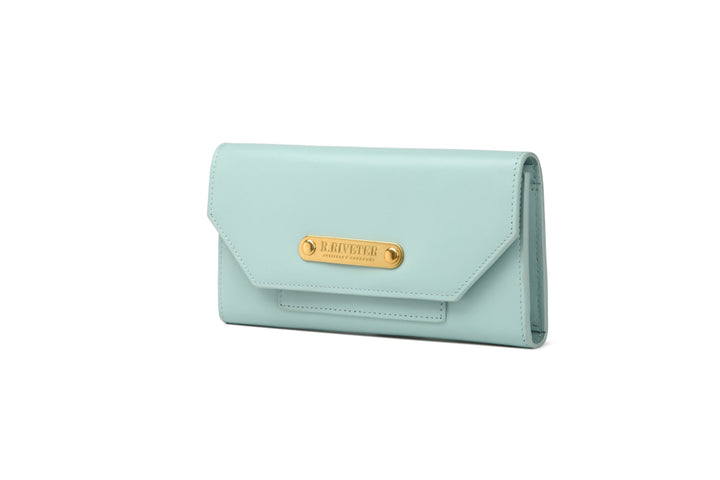 1943 Wallet | Sky Leather