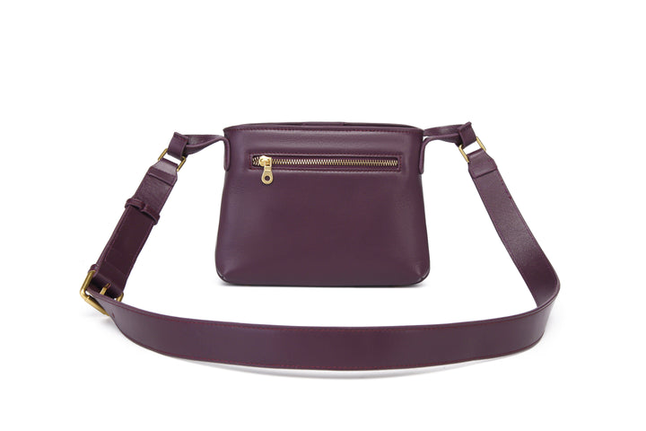 Connie | Plum Leather