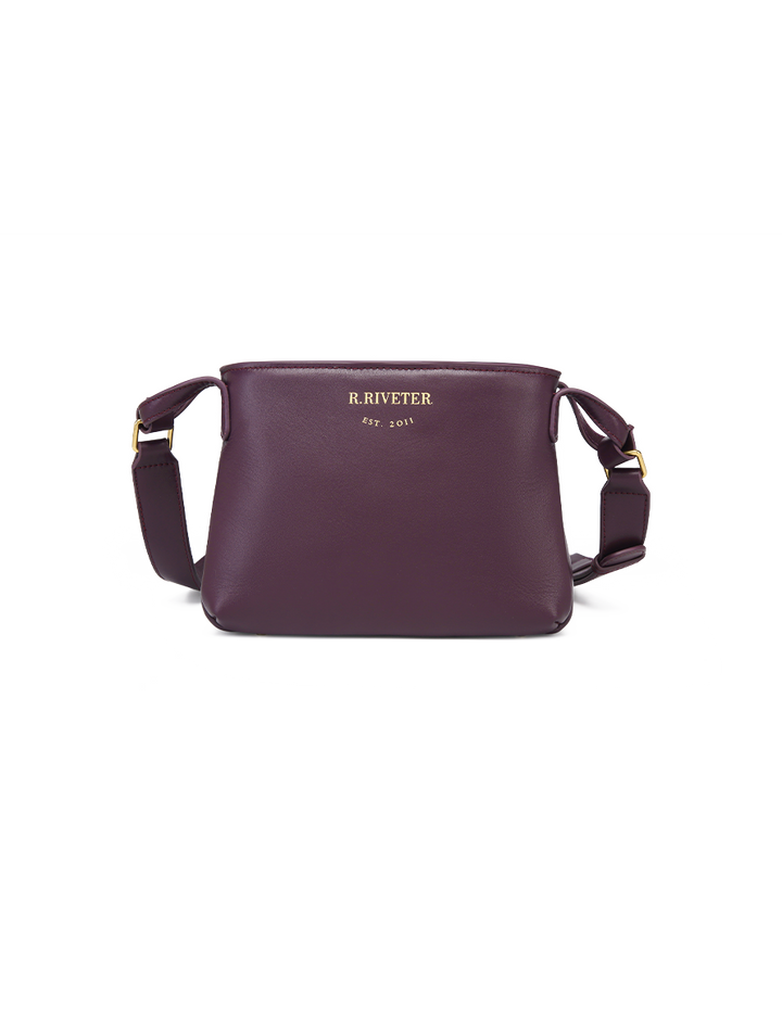 Connie | Plum Leather