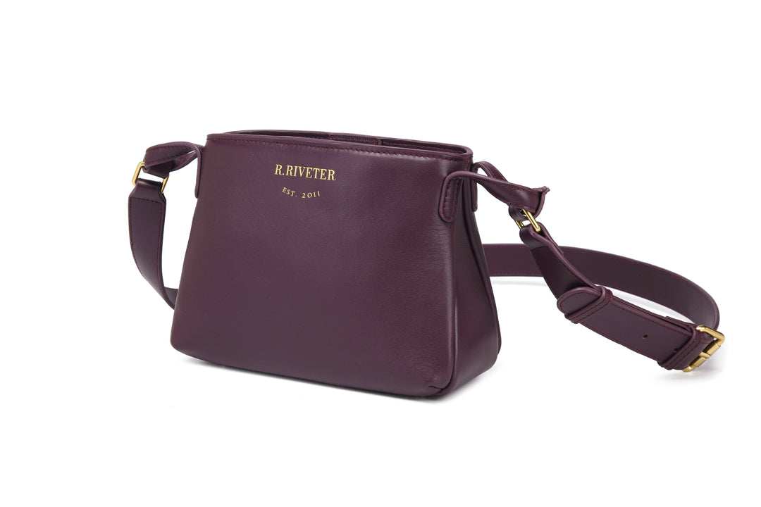Connie | Plum Leather