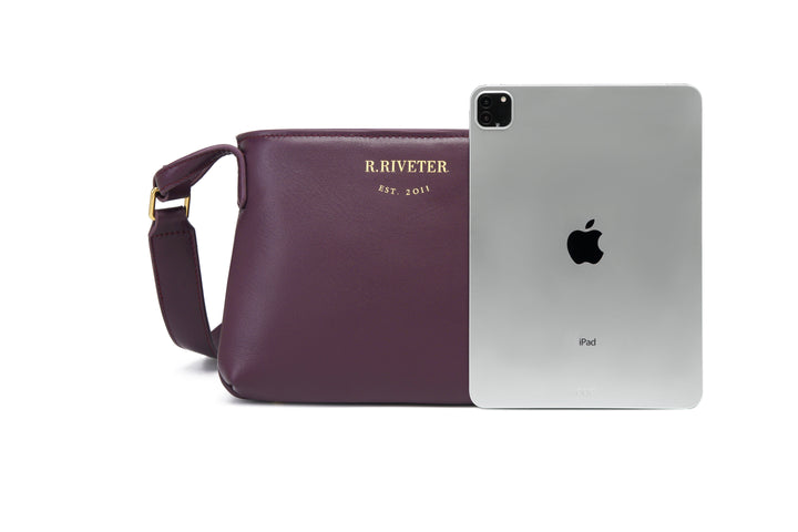 Connie | Plum Leather