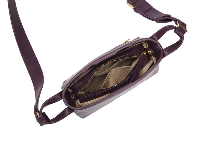 Connie | Plum Leather