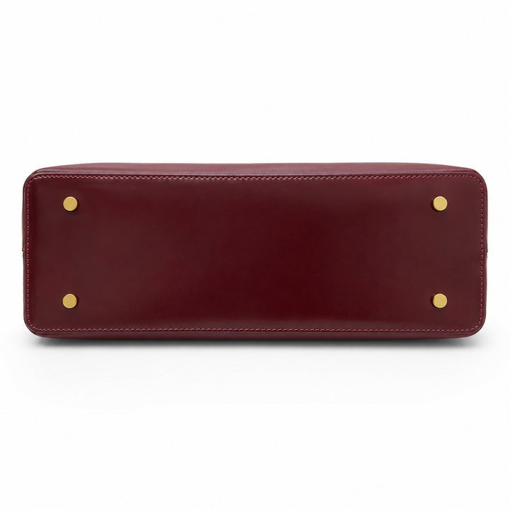 Eleanor Tote | Cherry Leather