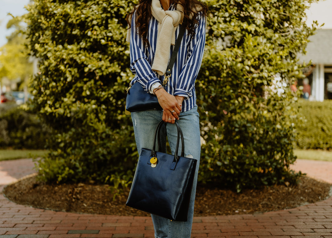 Hopper | Inkwell Blue Leather