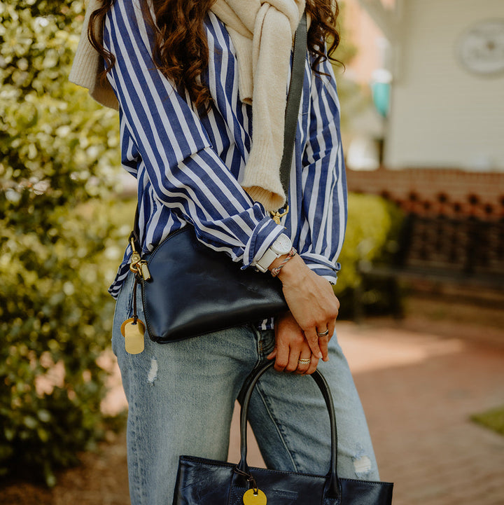 Hopper | Inkwell Blue Leather