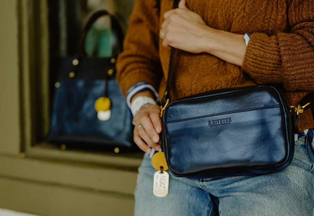 Jane | Inkwell Blue Leather