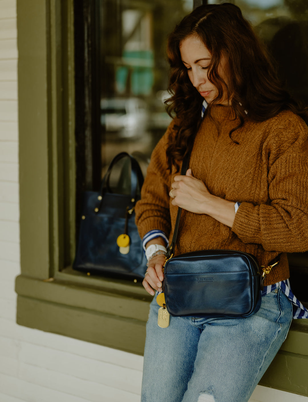 Jane | Inkwell Blue Leather
