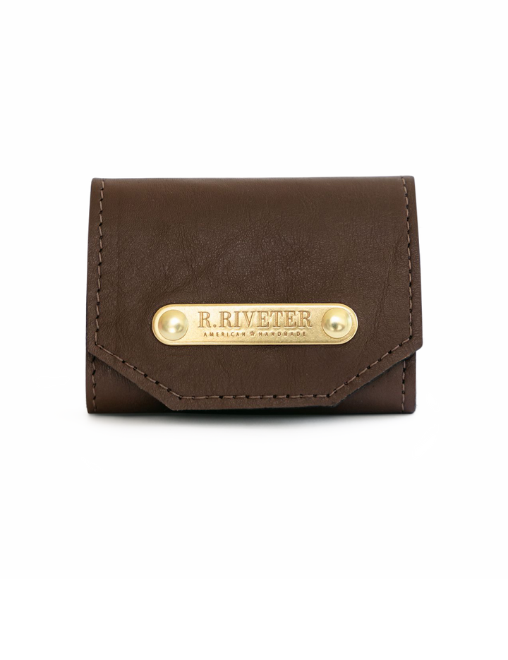 1964 Mini Wallet | Premium Brown Leather
